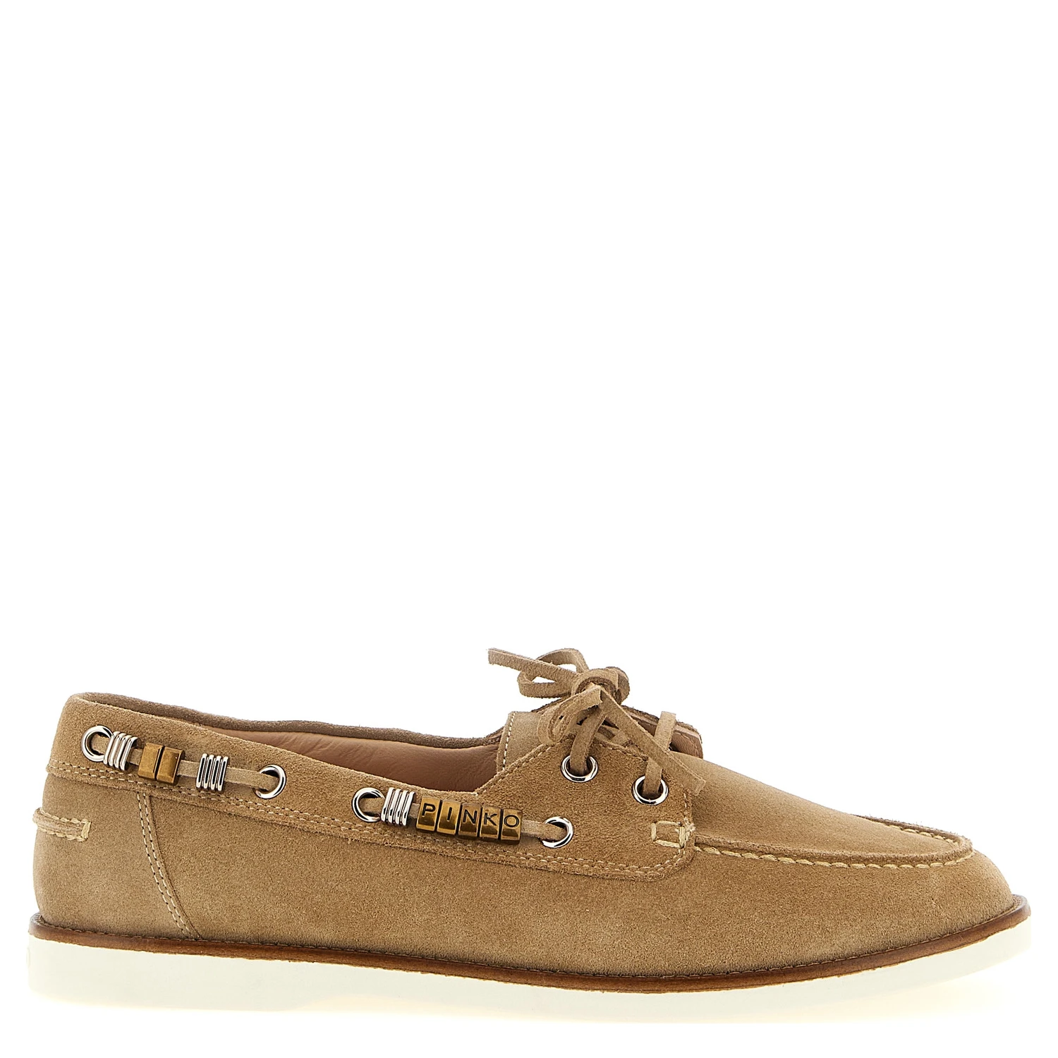 Beige Calfskin Moccassin