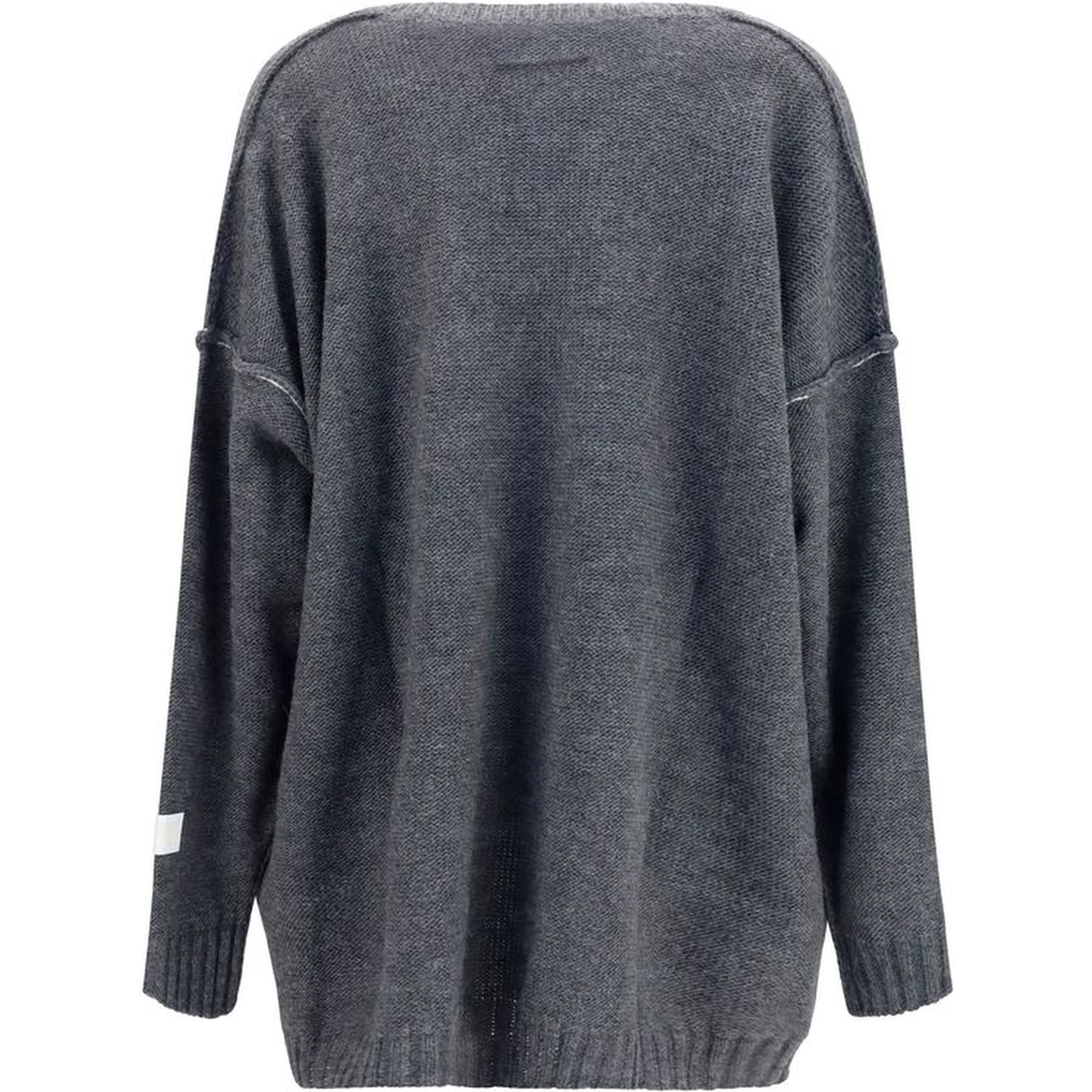 Gray Marabou Sweatshirt