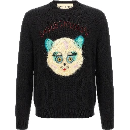 Black Cotton Cardigan