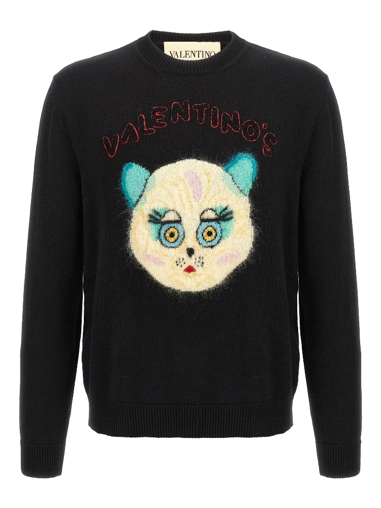 Black Cotton Cardigan