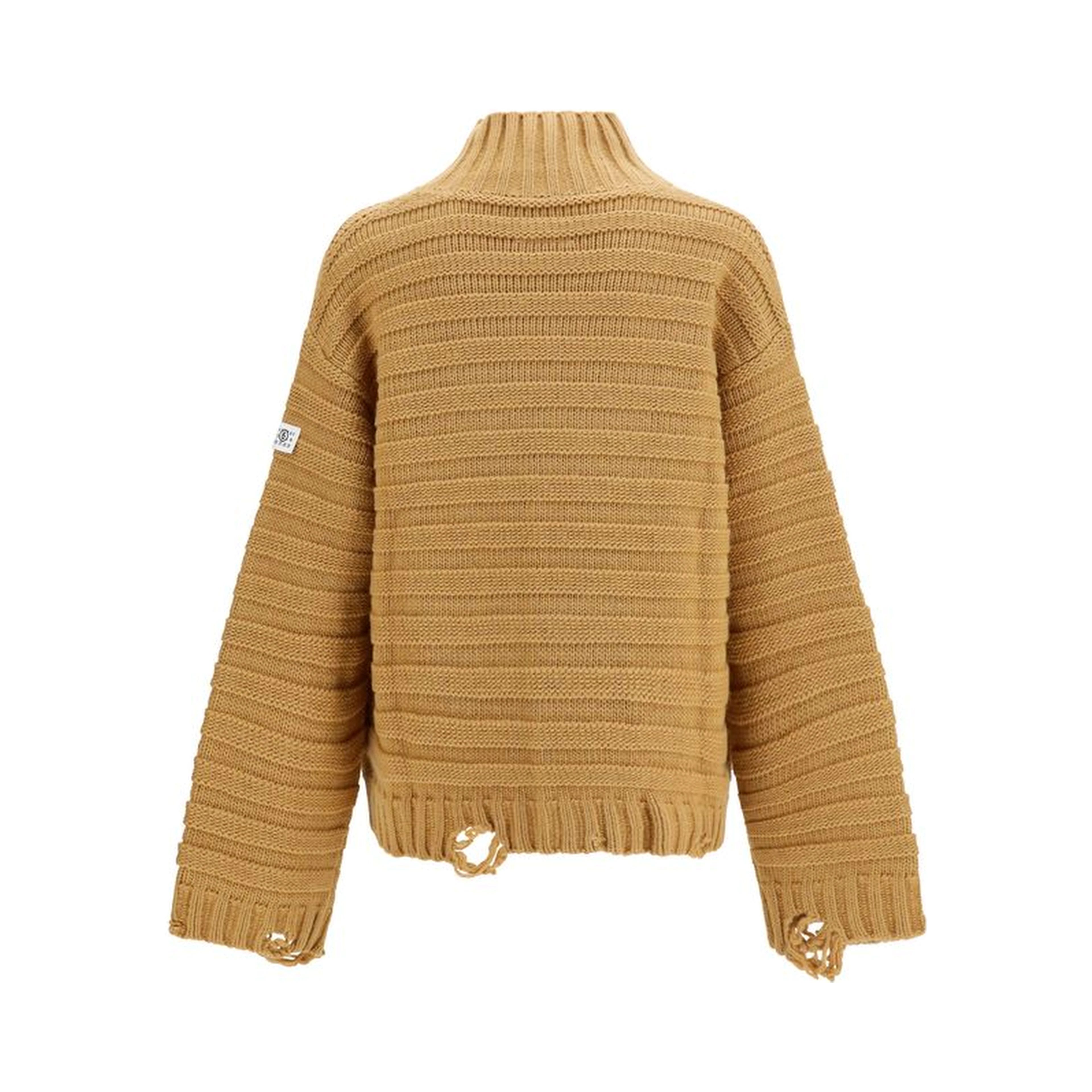 Beige Wool Oves Aries Turtleneck