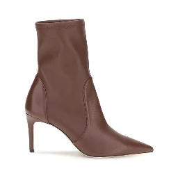 Brown Calf Leather Bos Taurus Ankle Boots