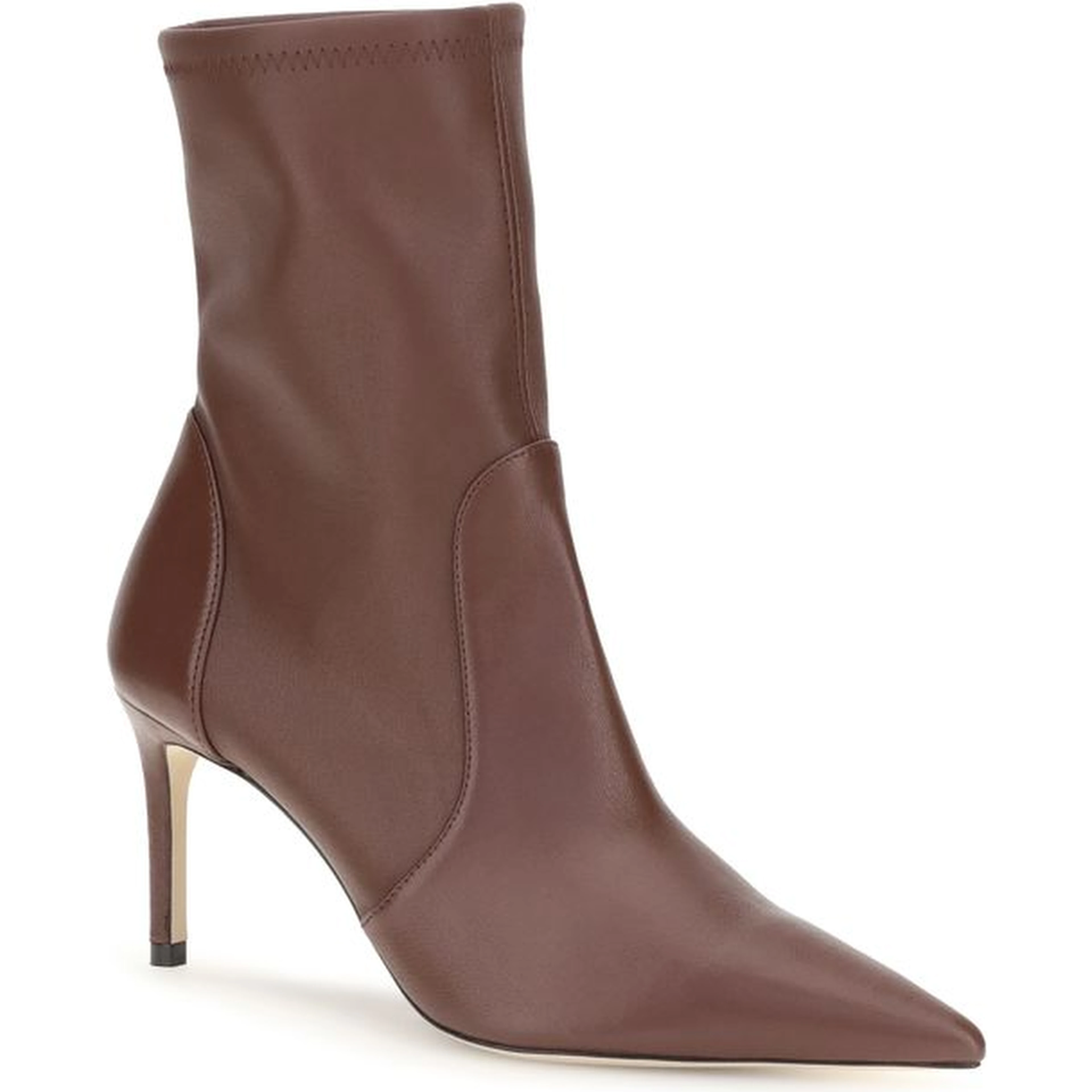 Brown Calf Leather Bos Taurus Ankle Boots