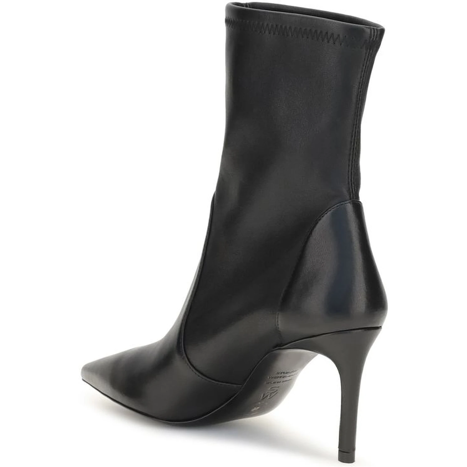 Black Calf Leather Bos Taurus Ankle Boots