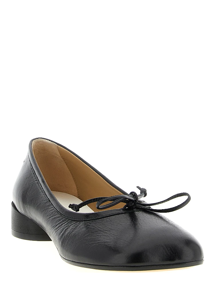 Black Calfskin Mid Heel Pumps alternative