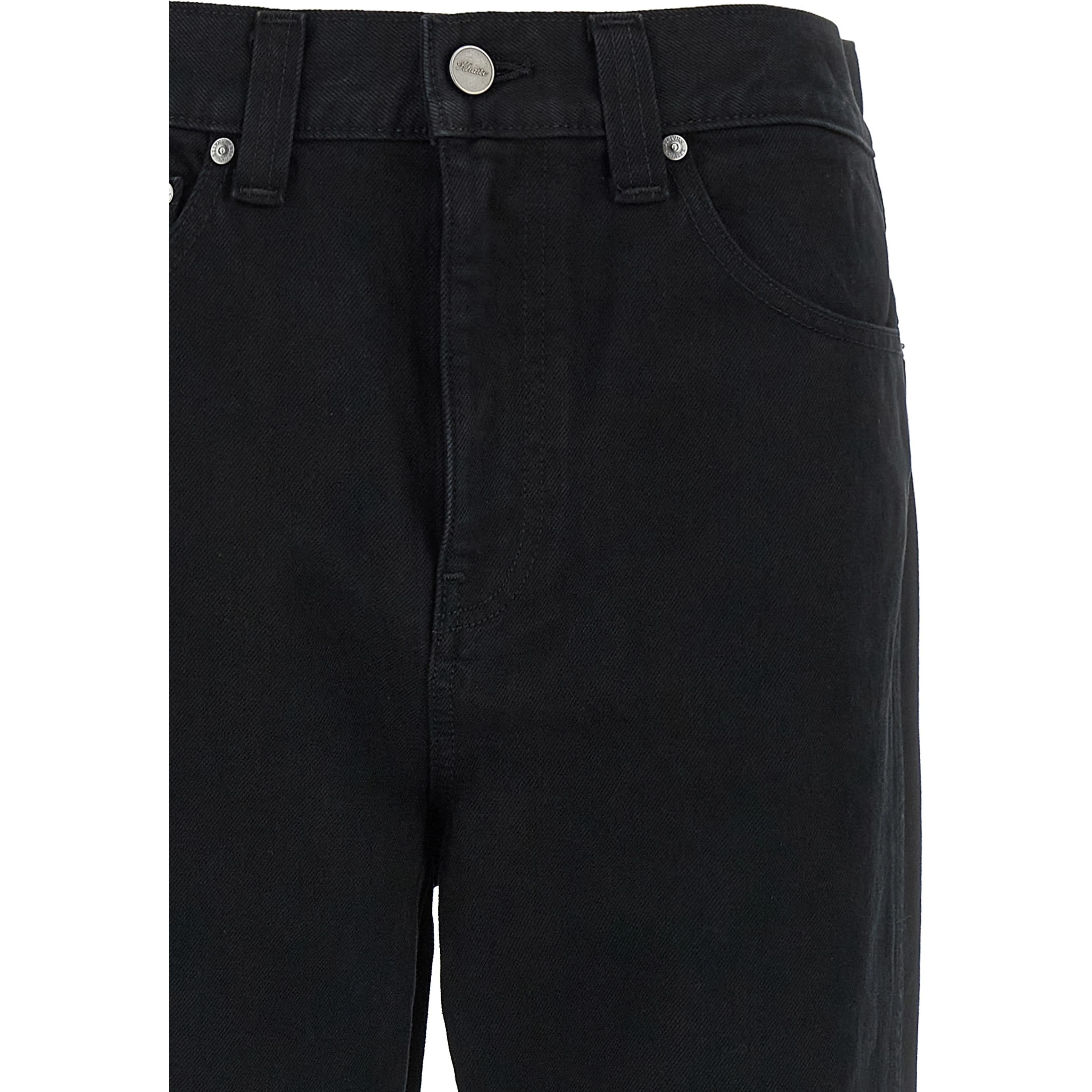 Black Cotton Jeans Denim