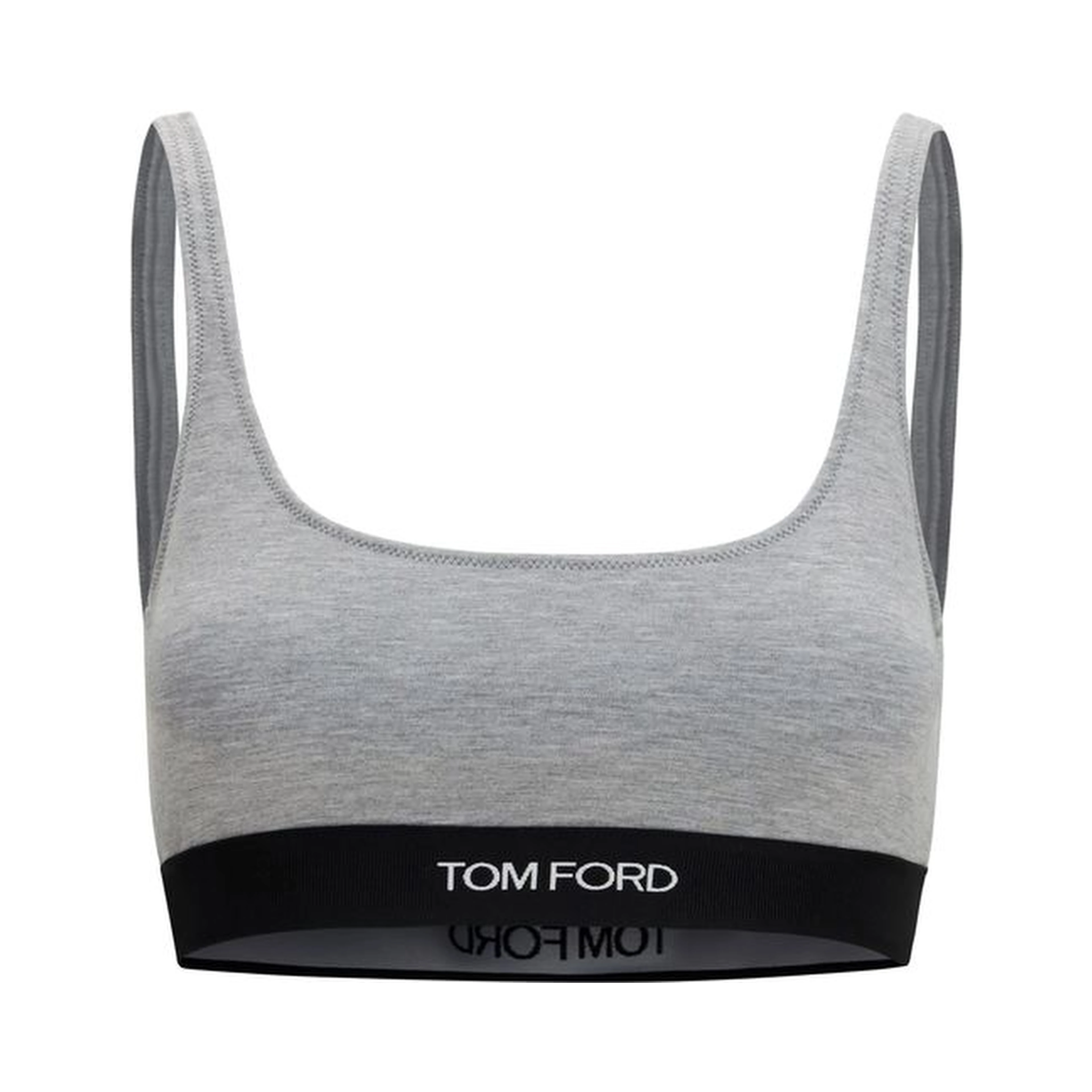 Gray Modal Sport Bra