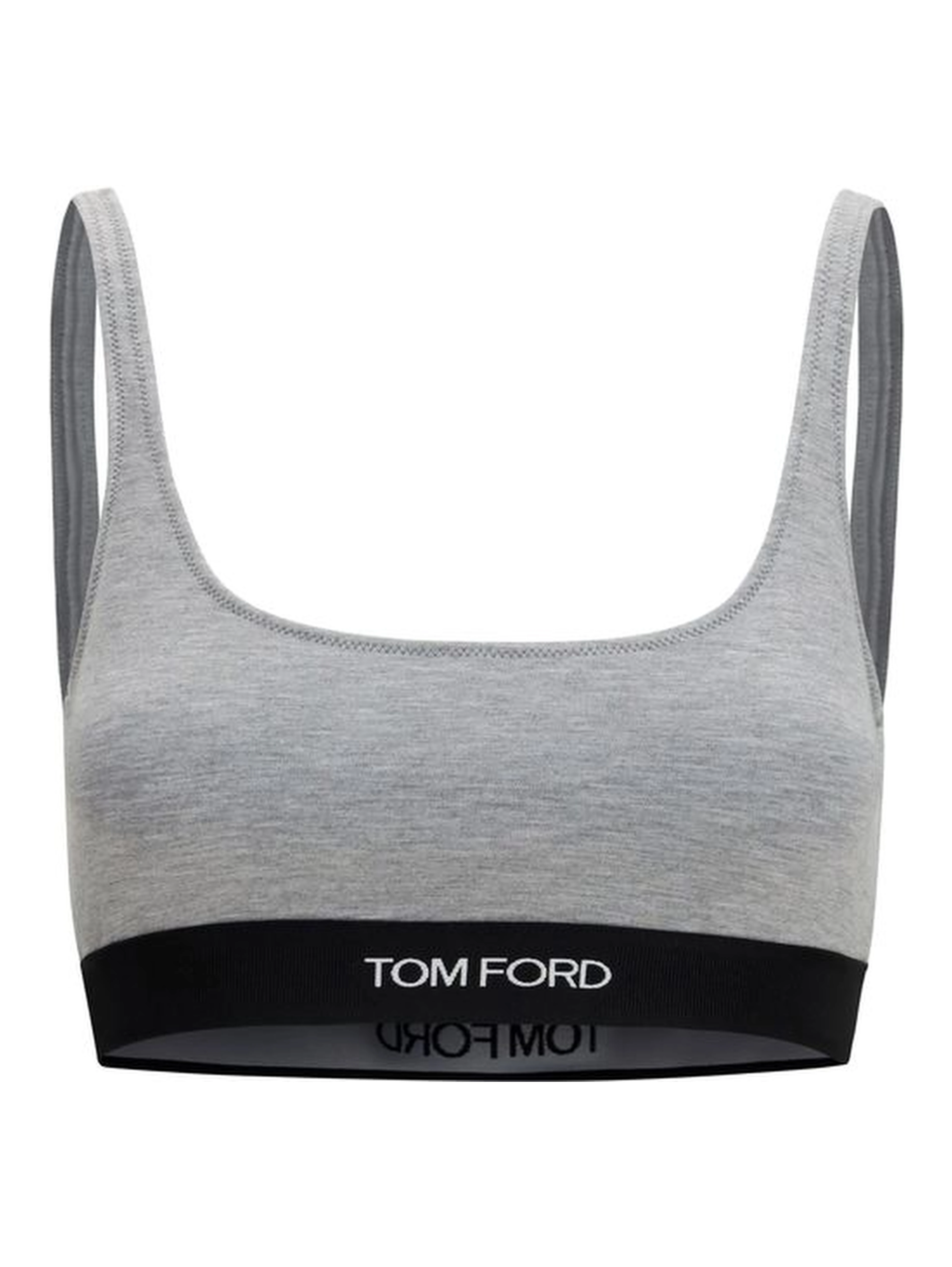 Gray Modal Sport Bra