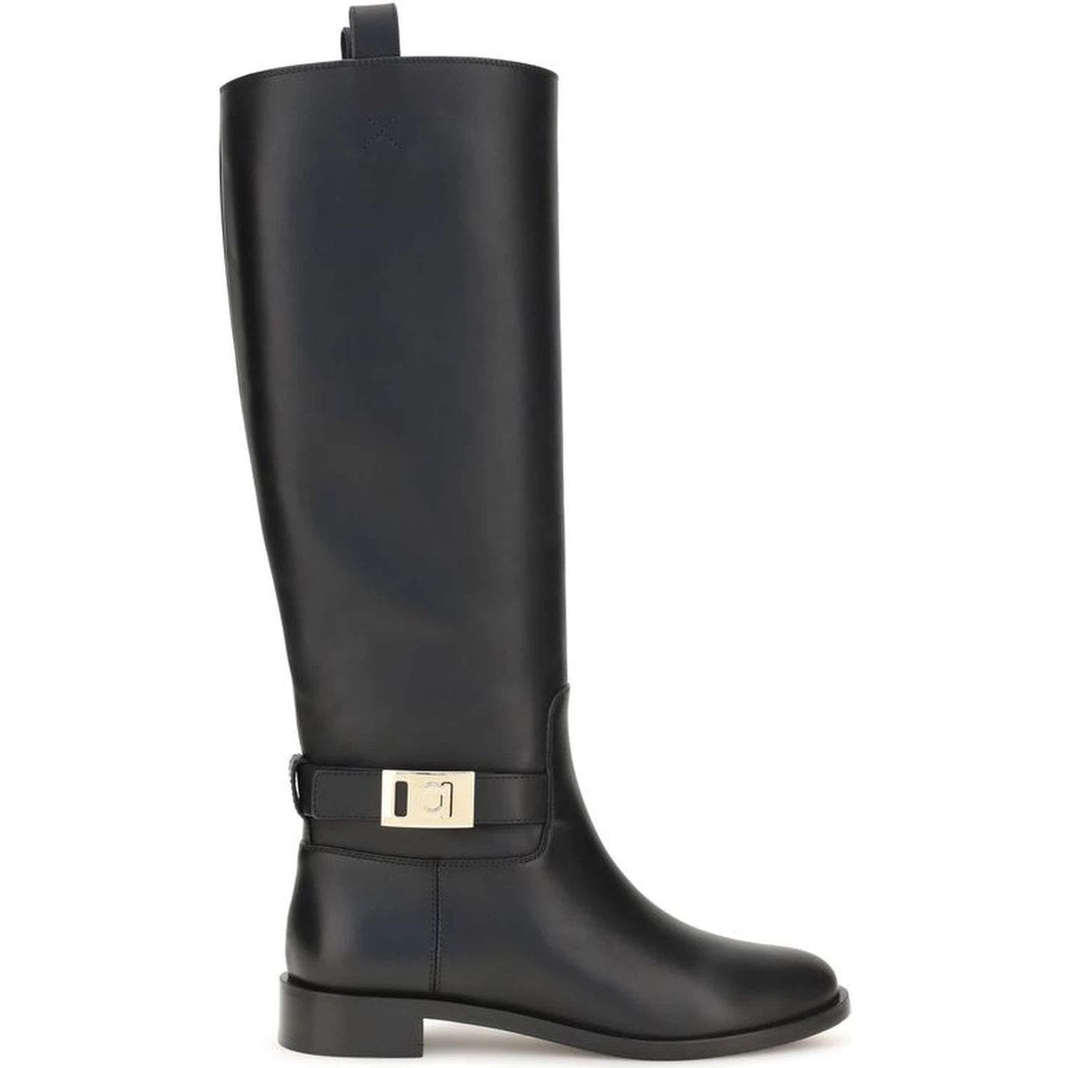 Black Calf Leather Bos Taurus Boots