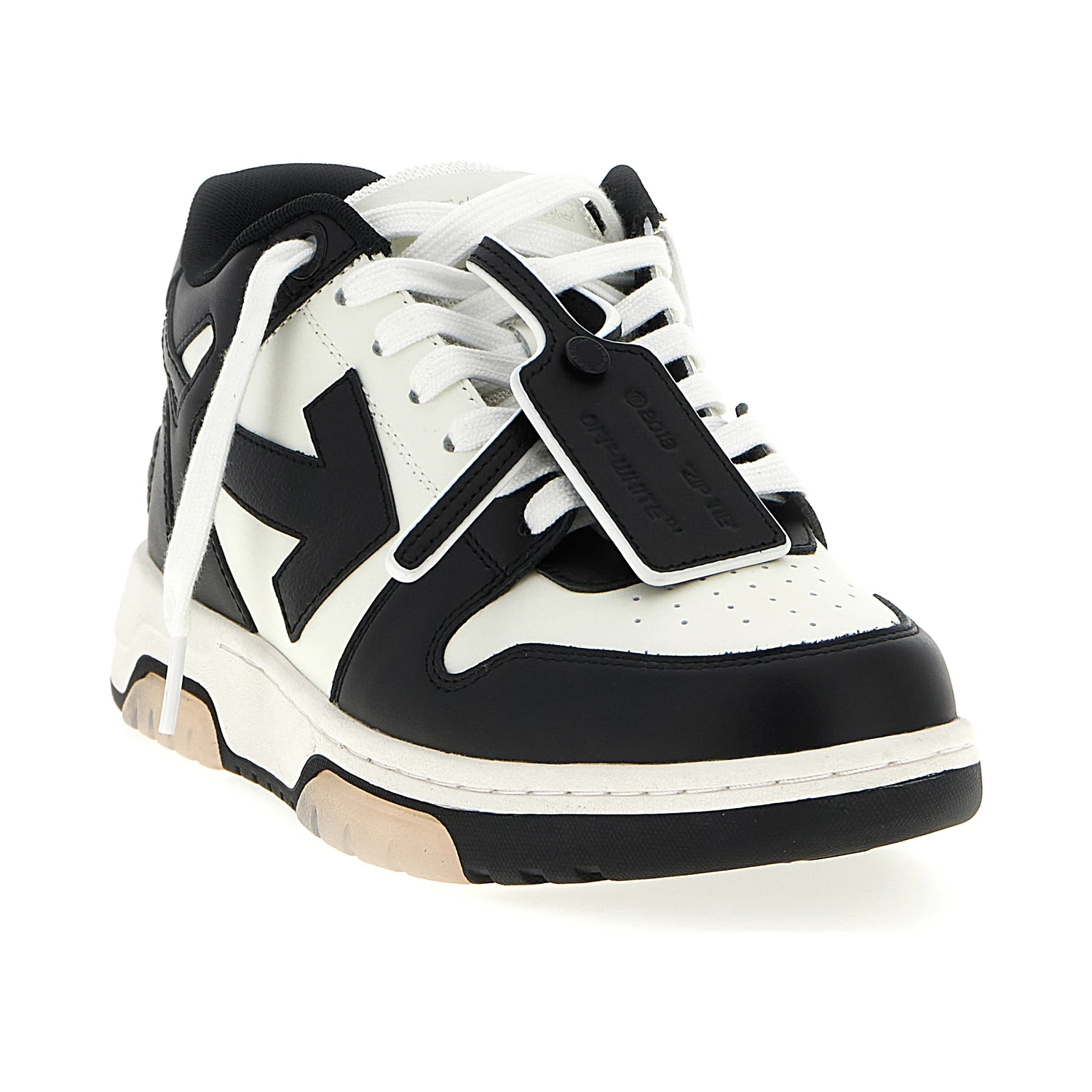 Bicolor Calfskin Low Top Sneakers