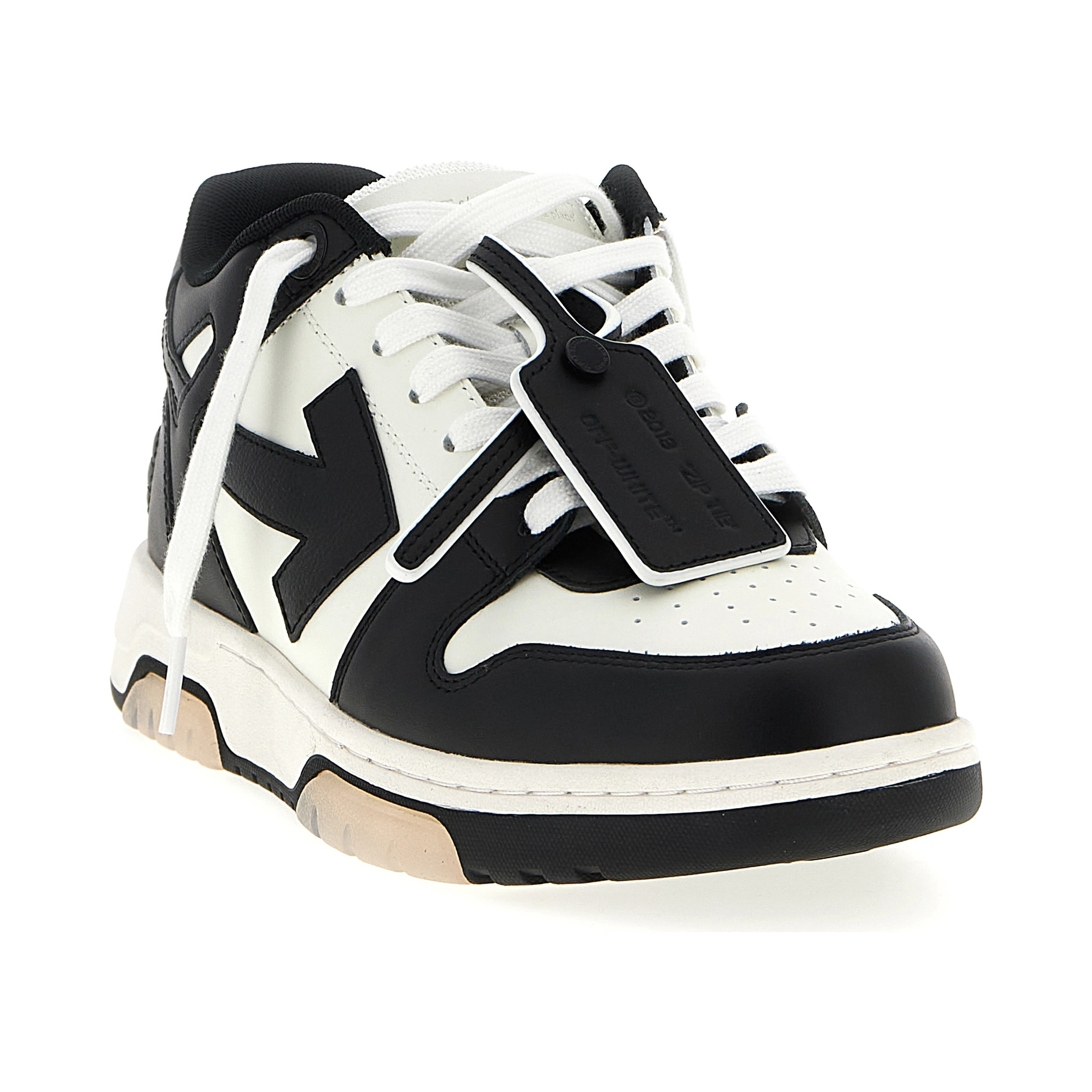 Bicolor Calfskin Low Top Sneakers