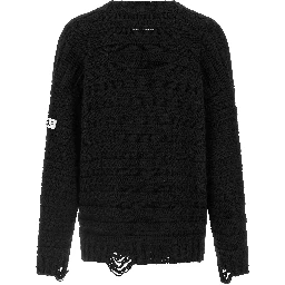 Black Virgin Wool Cardigan