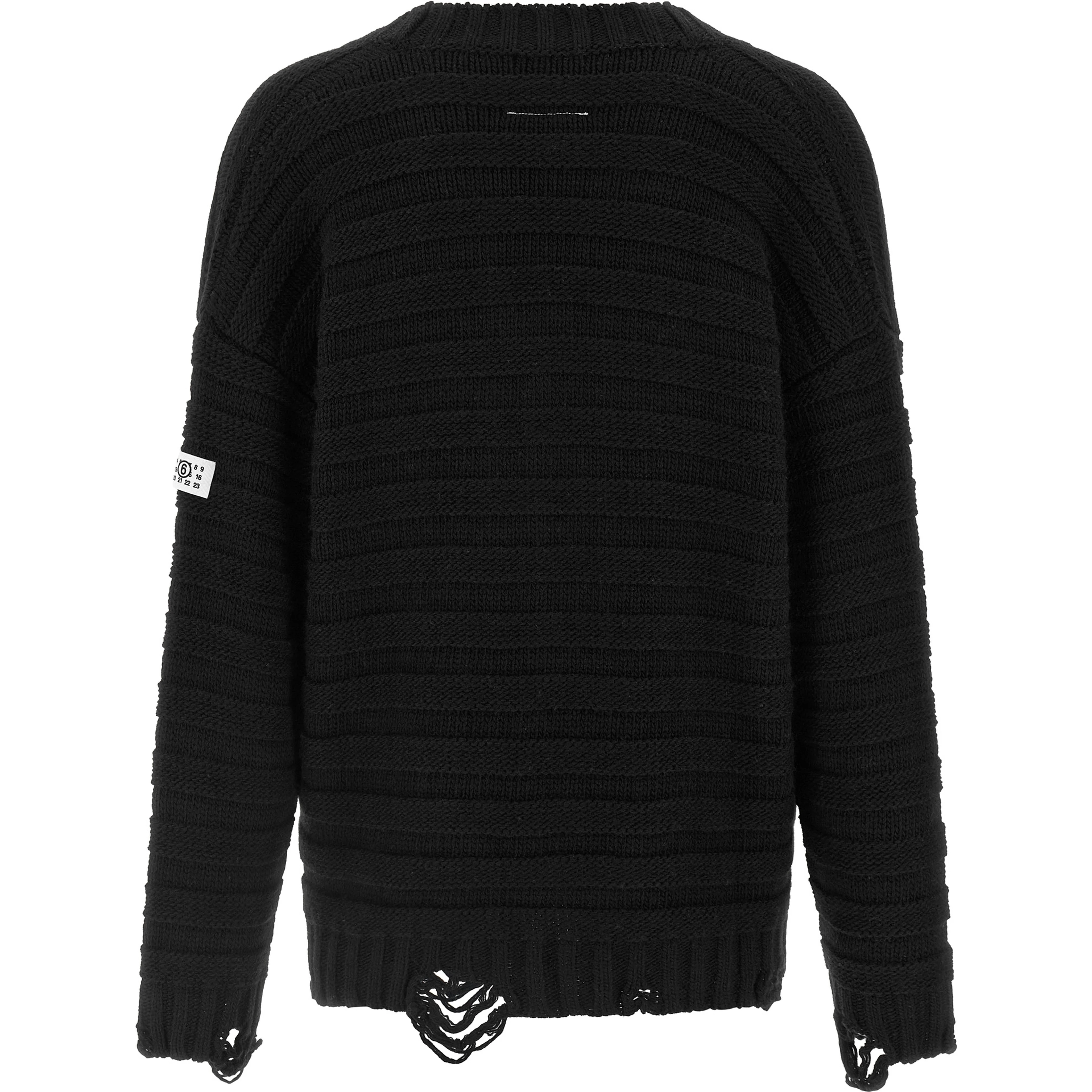 Black Virgin Wool Cardigan