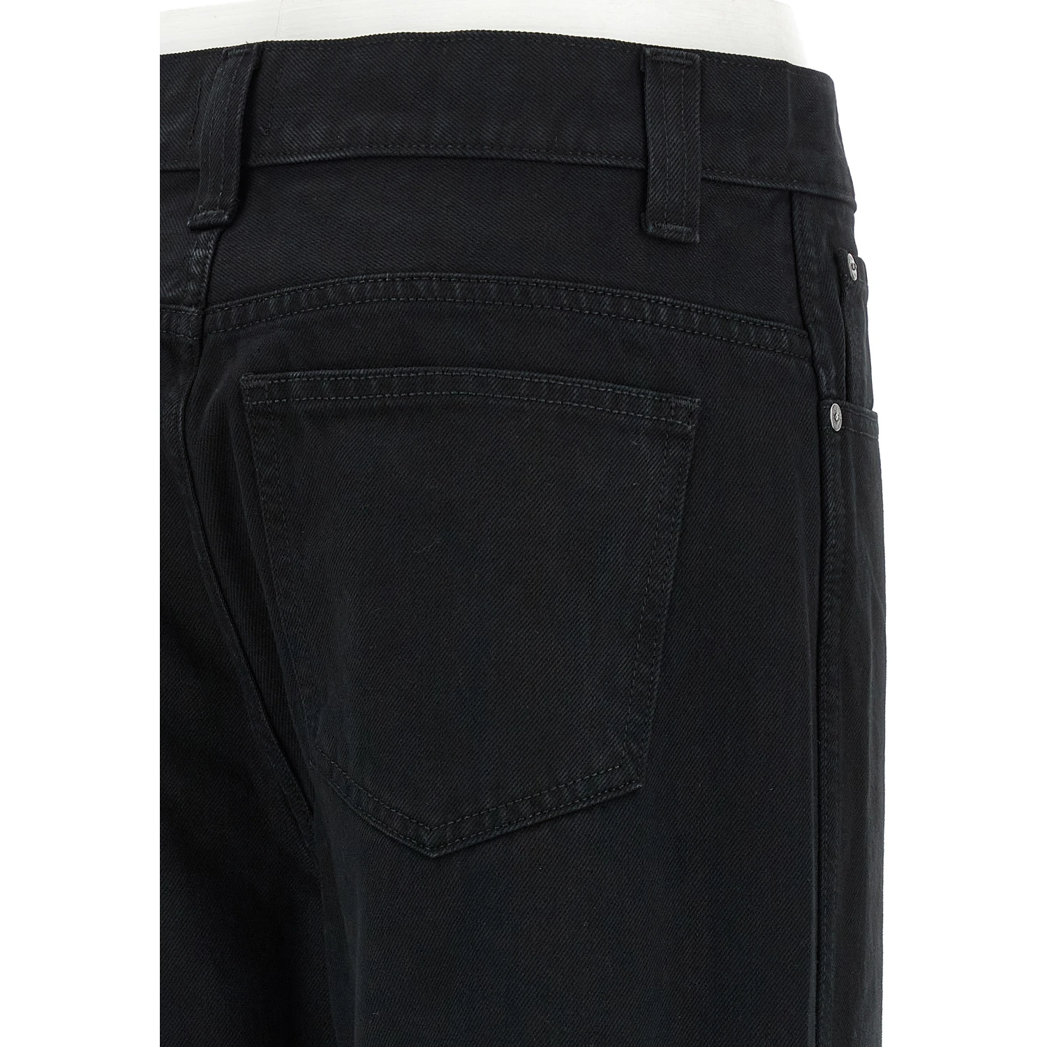 Black Cotton Jeans Denim