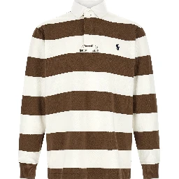 Brown Cotton Polo Shirt