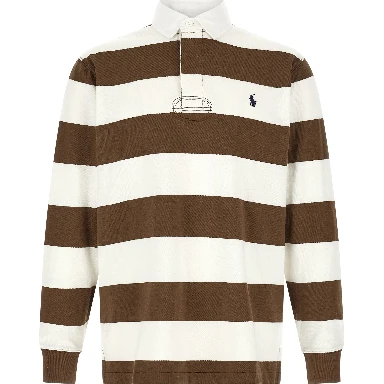 Brown Cotton Polo Shirt