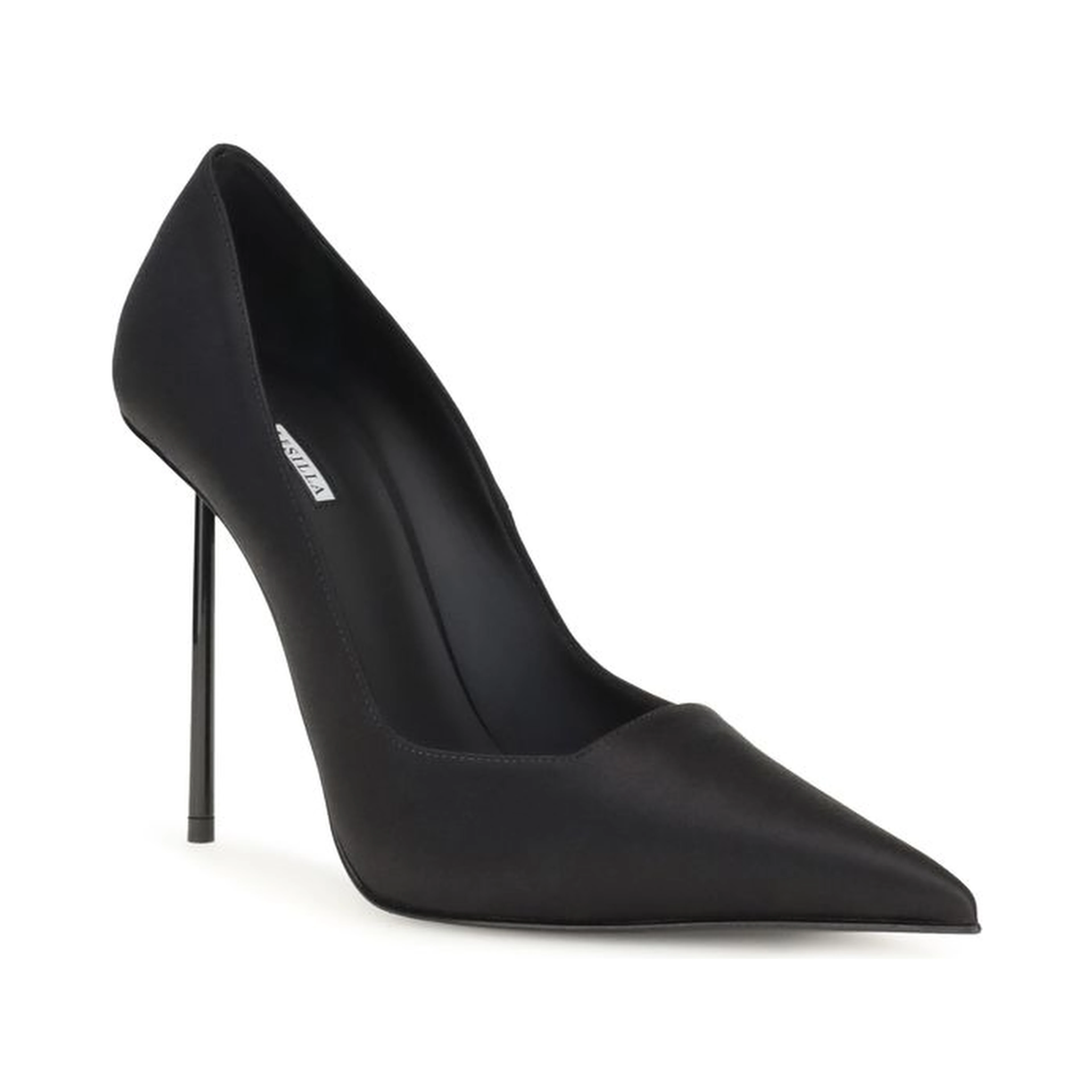Black Calf Leather Bos Taurus High Heel Pumps