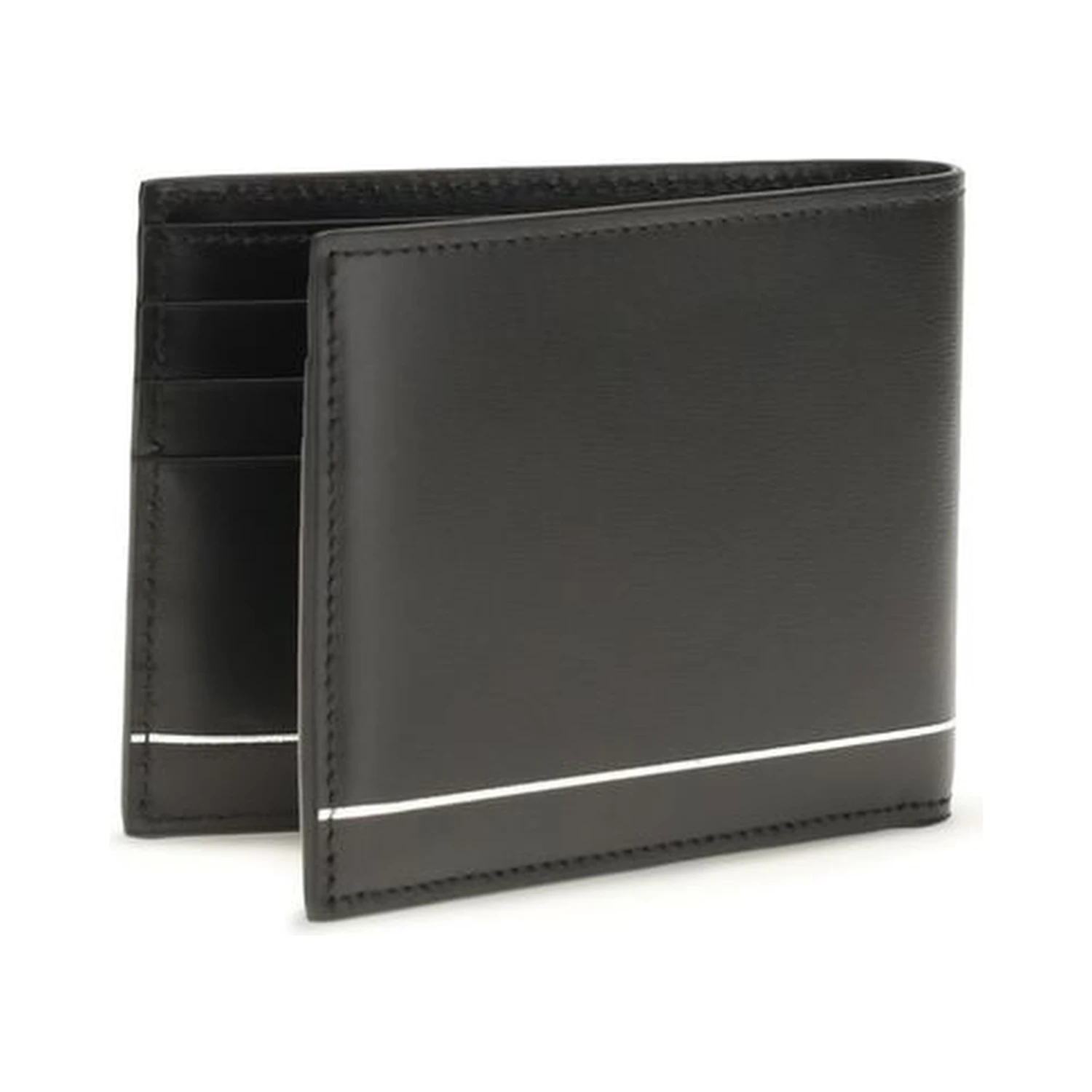 Black Calf Leather Bos Taurus Wallet