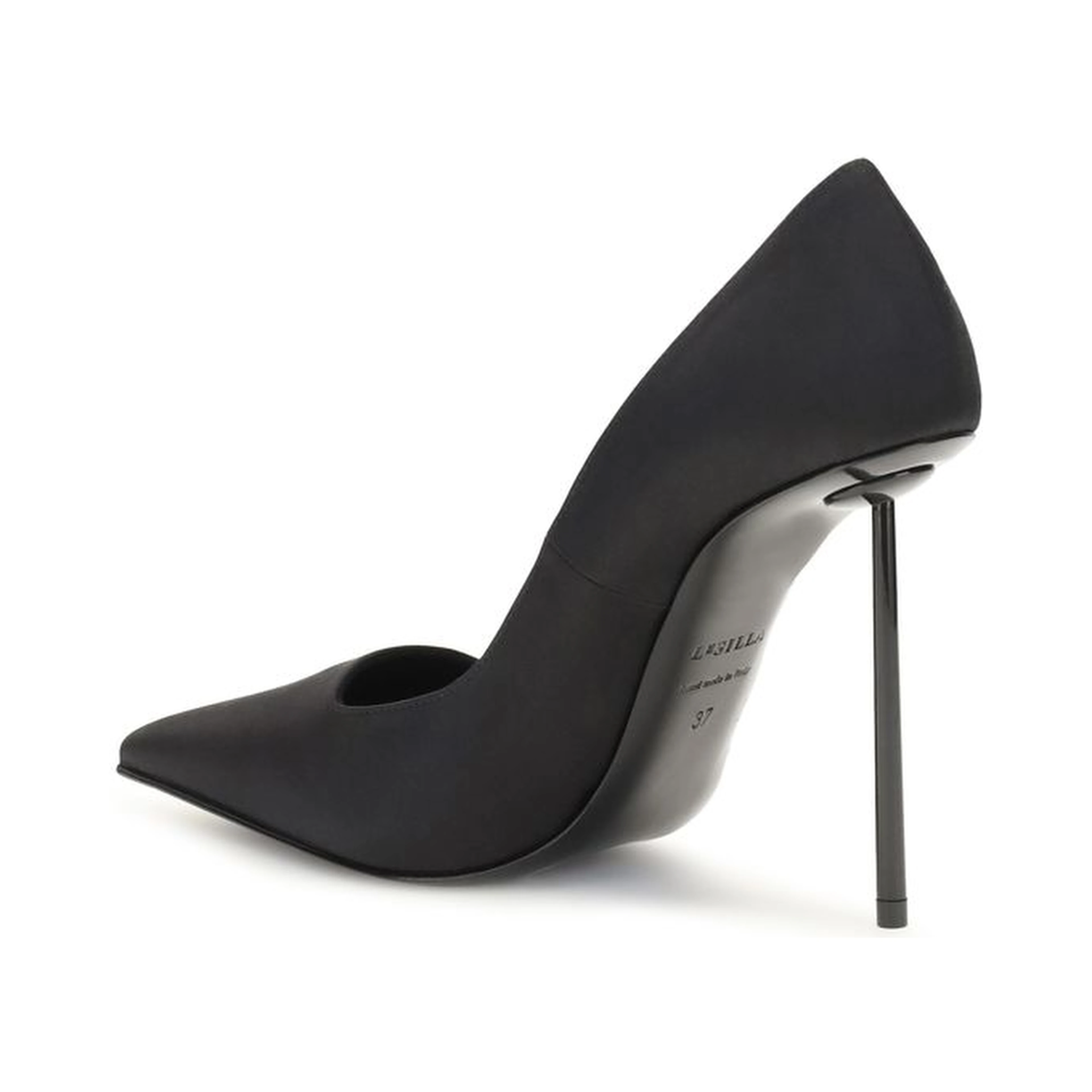 Black Calf Leather Bos Taurus High Heel Pumps