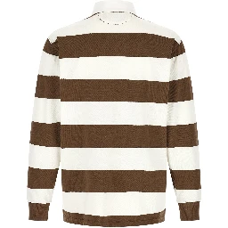 Brown Cotton Polo Shirt