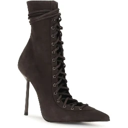 Brown Calf Leather Bos Taurus Lace-Up Boots