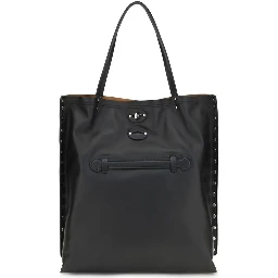 Black Calf Leather Bos Taurus Shoulder Bag