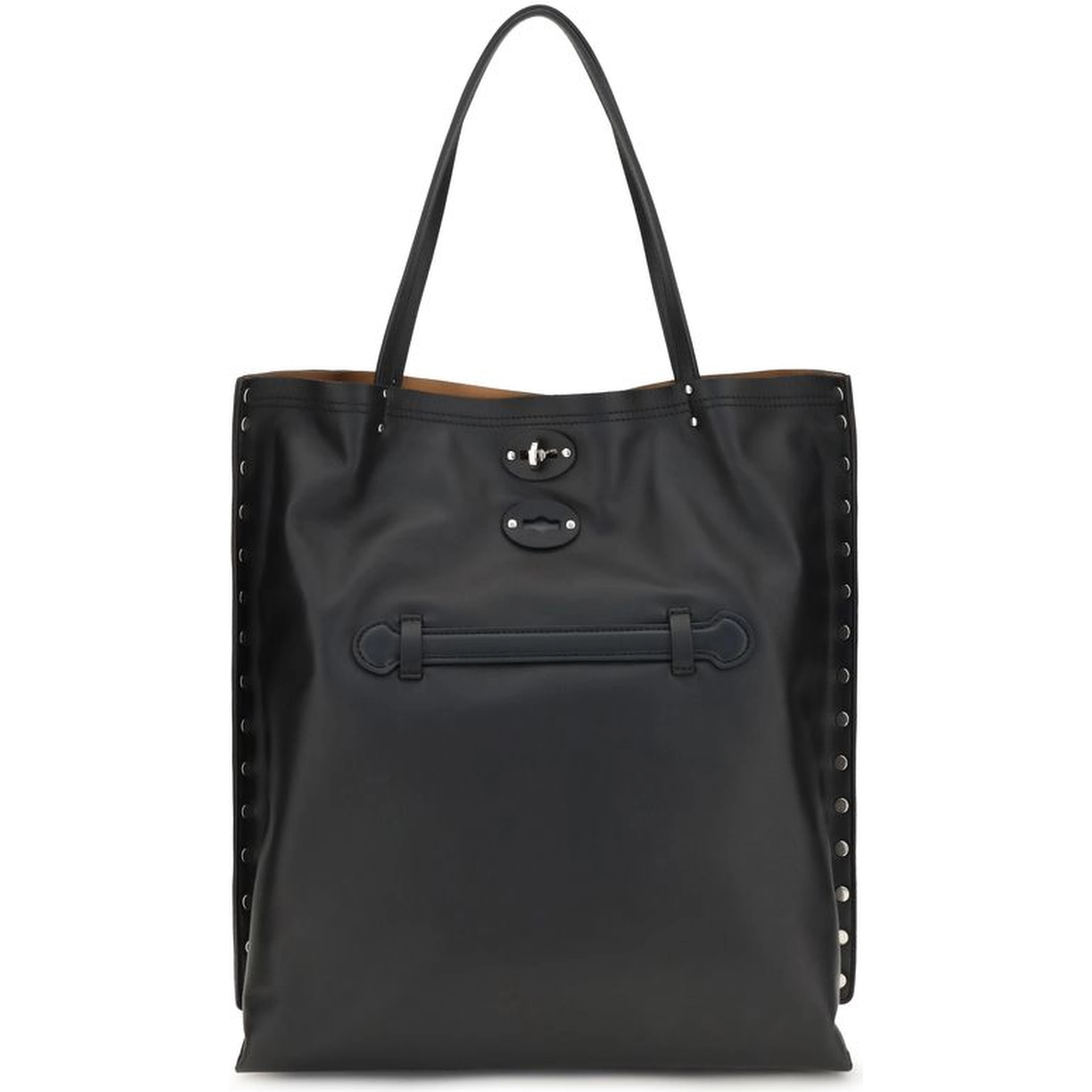 Black Calf Leather Bos Taurus Shoulder Bag