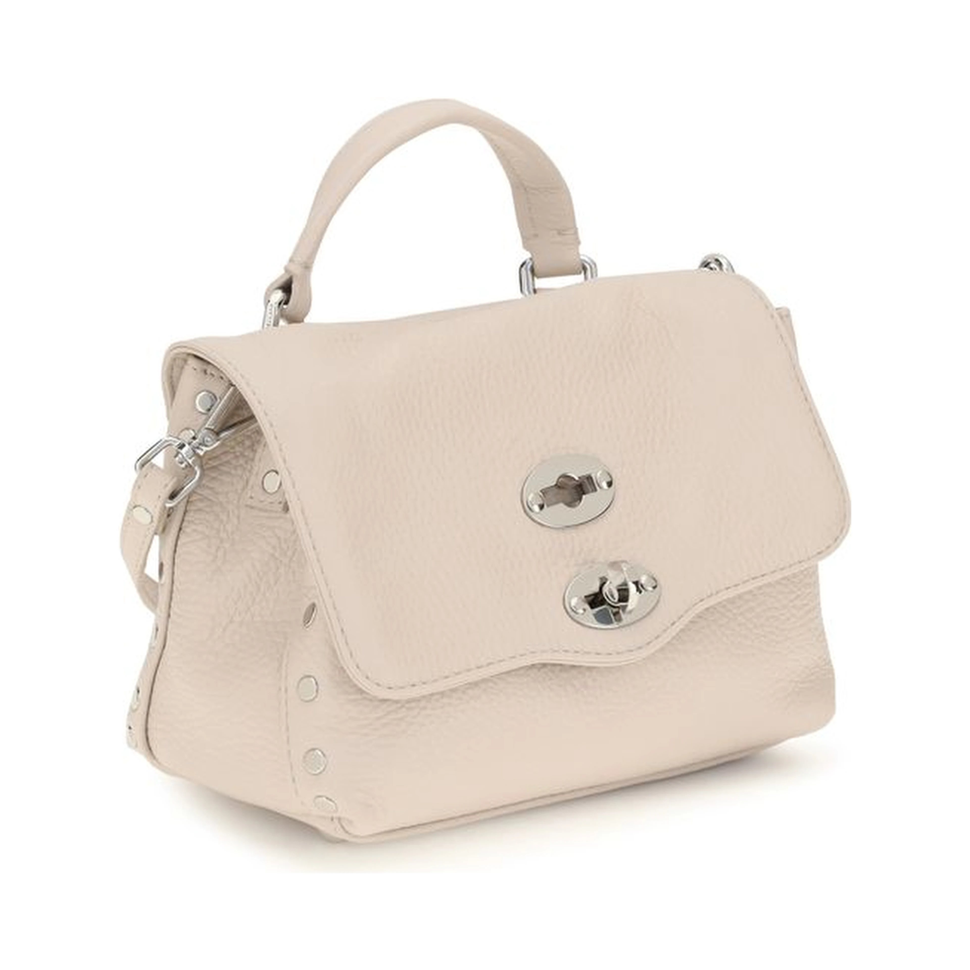 White Calf Leather Bos Taurus Handbag