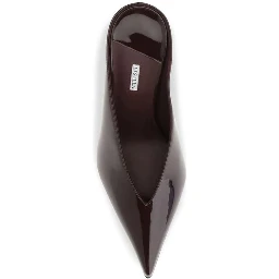 Bordeaux Calf Leather Bos Taurus Mules