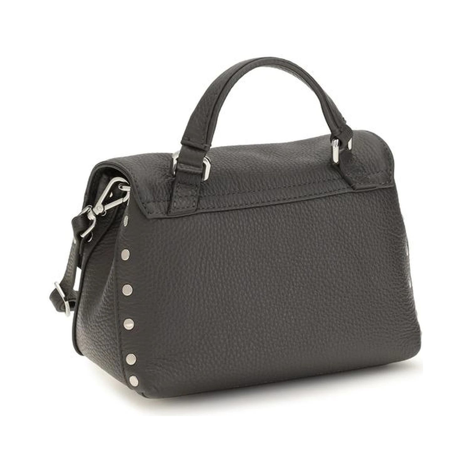 Gray Calf Leather Bos Taurus Handbag