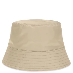 Beige Polyamide Bucket Hat
