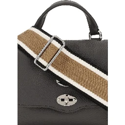 Gray Calf Leather Bos Taurus Handbag