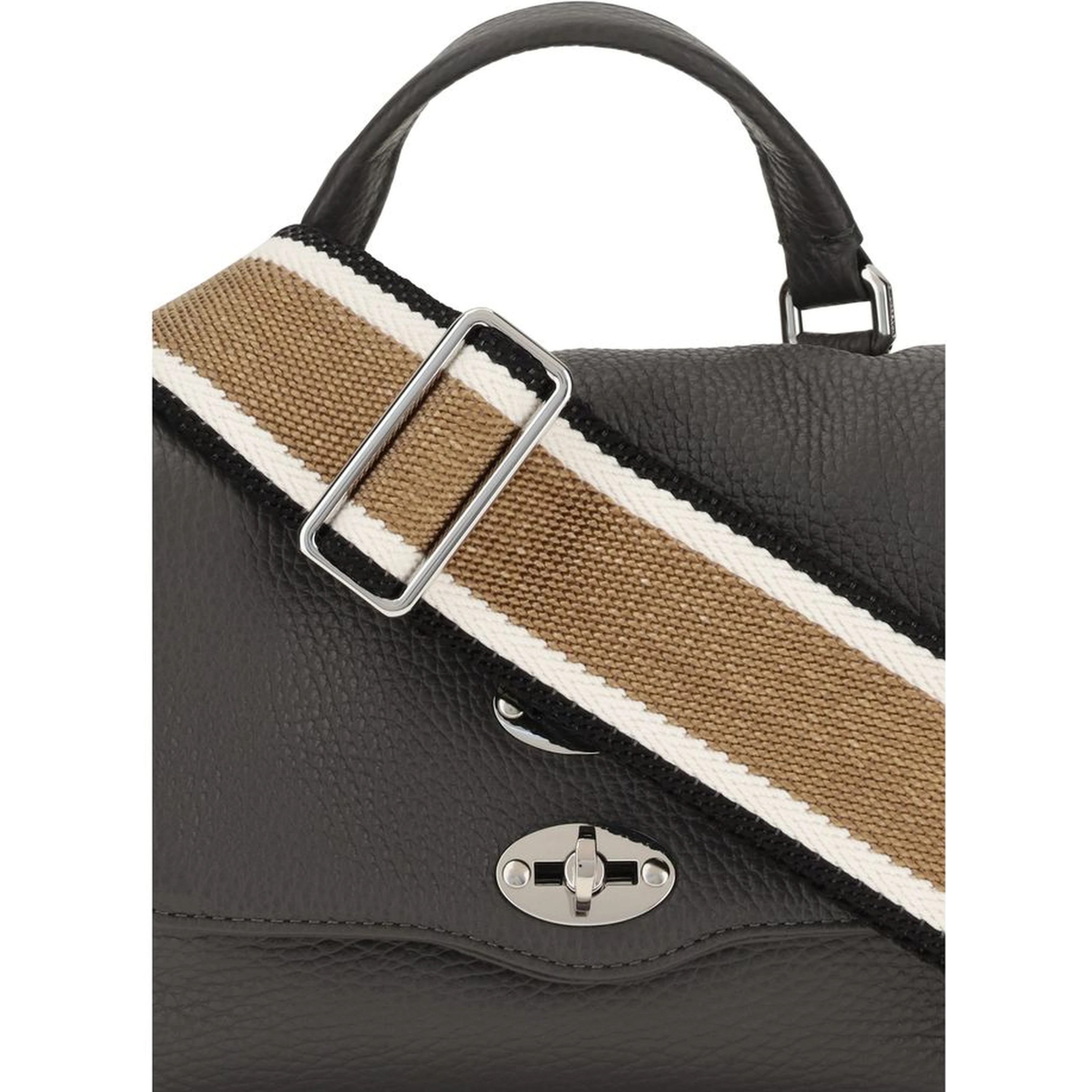 Gray Calf Leather Bos Taurus Handbag