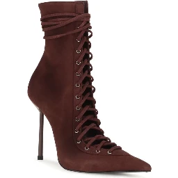 Bordeaux Calf Leather Bos Taurus Lace-Up Boots