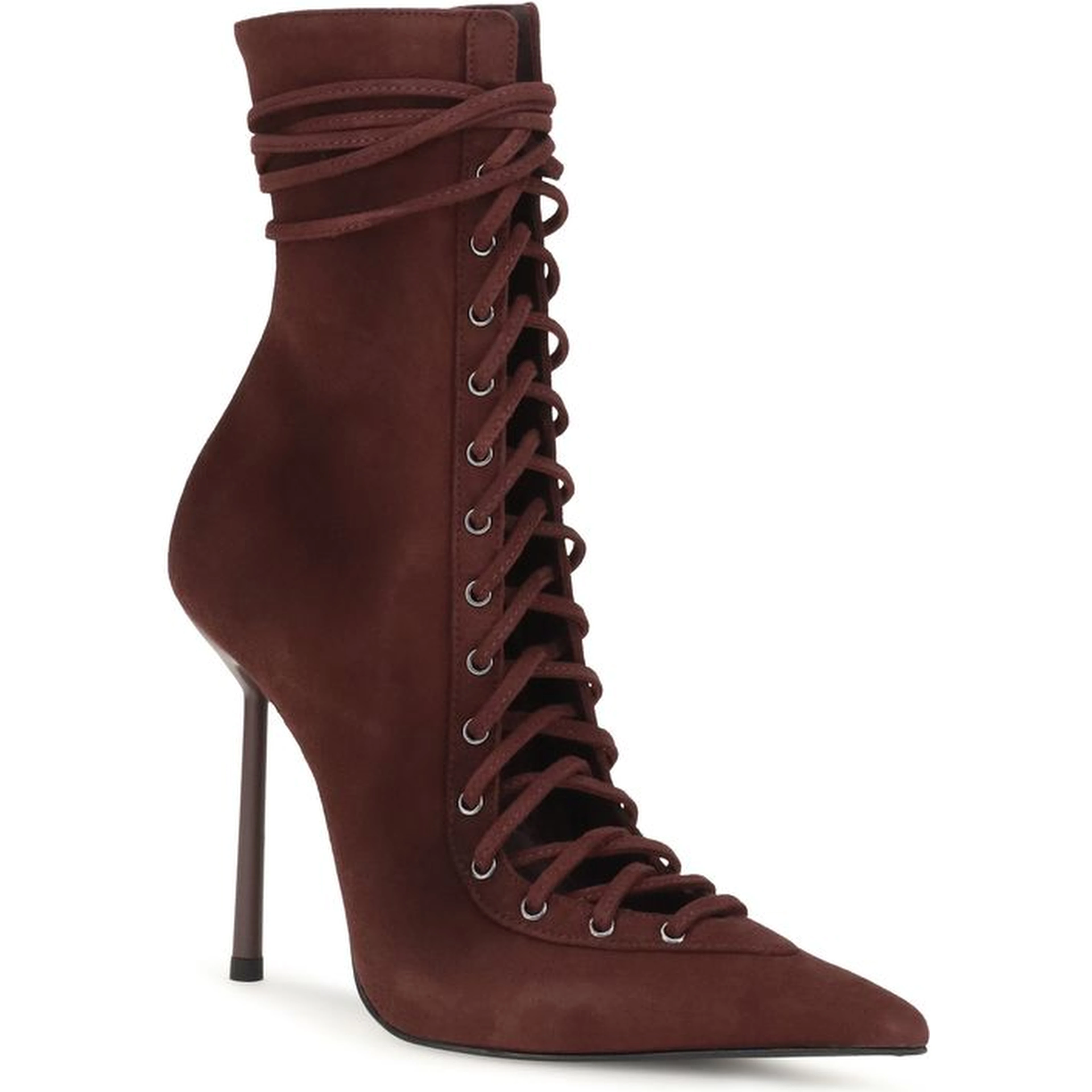 Bordeaux Calf Leather Bos Taurus Lace-Up Boots