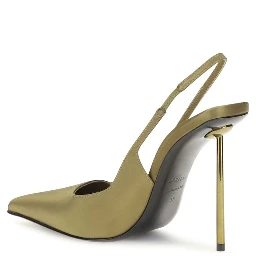 Bicolor Silk Pumps