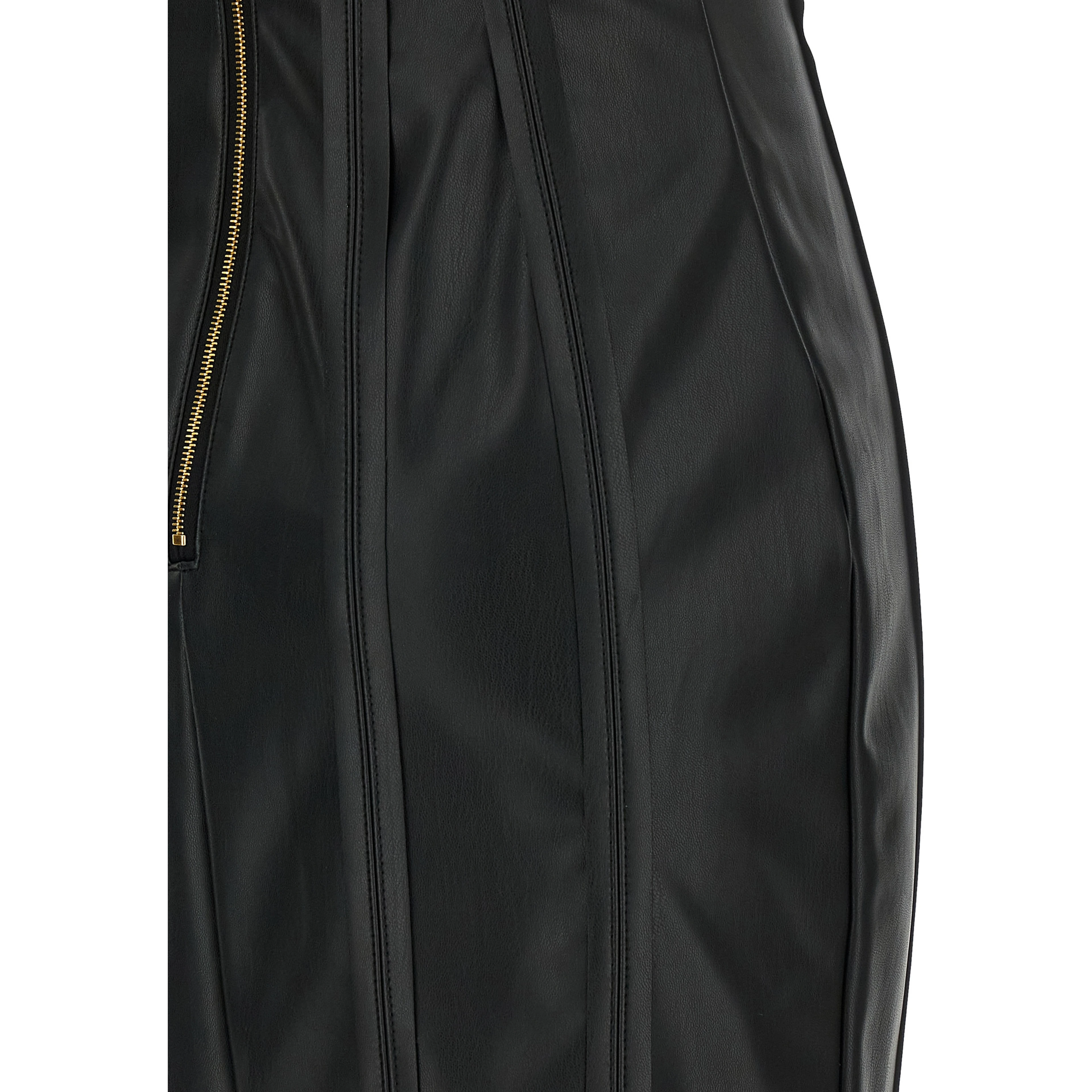 Black Viscose Midi Dress
