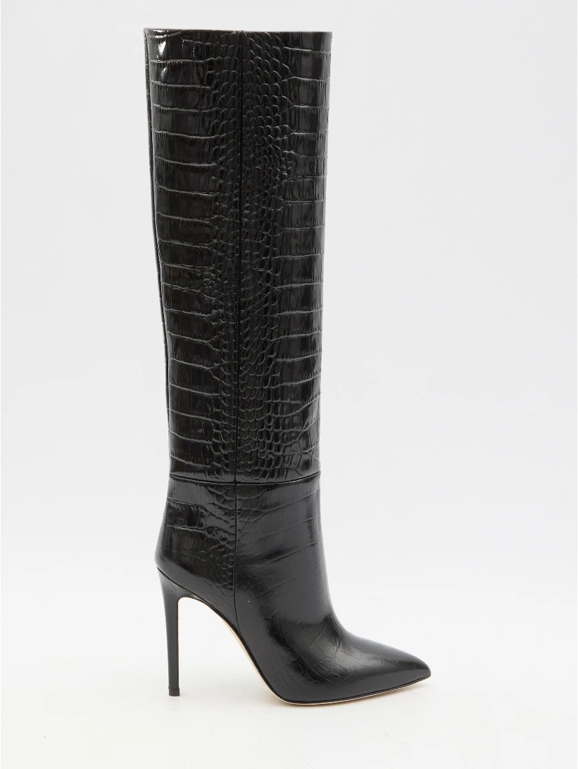 Charcoal Stiletto boots 105