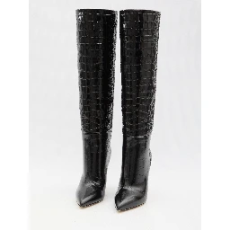 Charcoal Stiletto boots 105