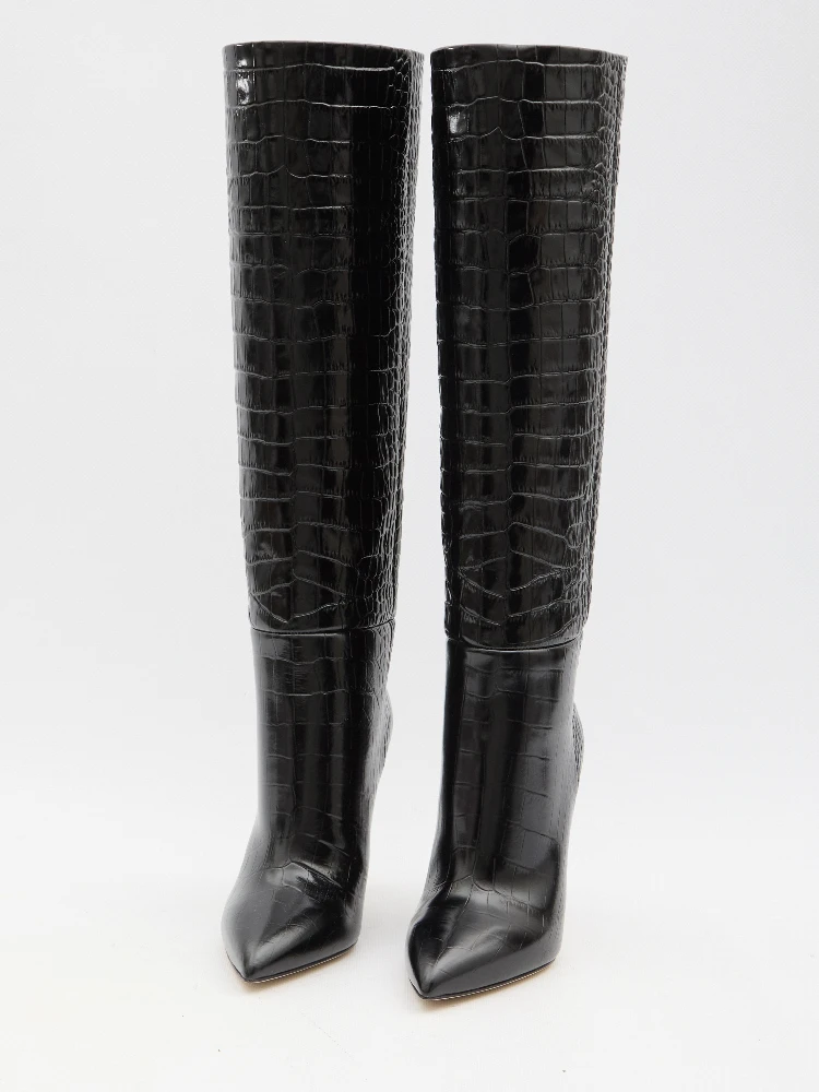 Charcoal Stiletto boots 105 alternative