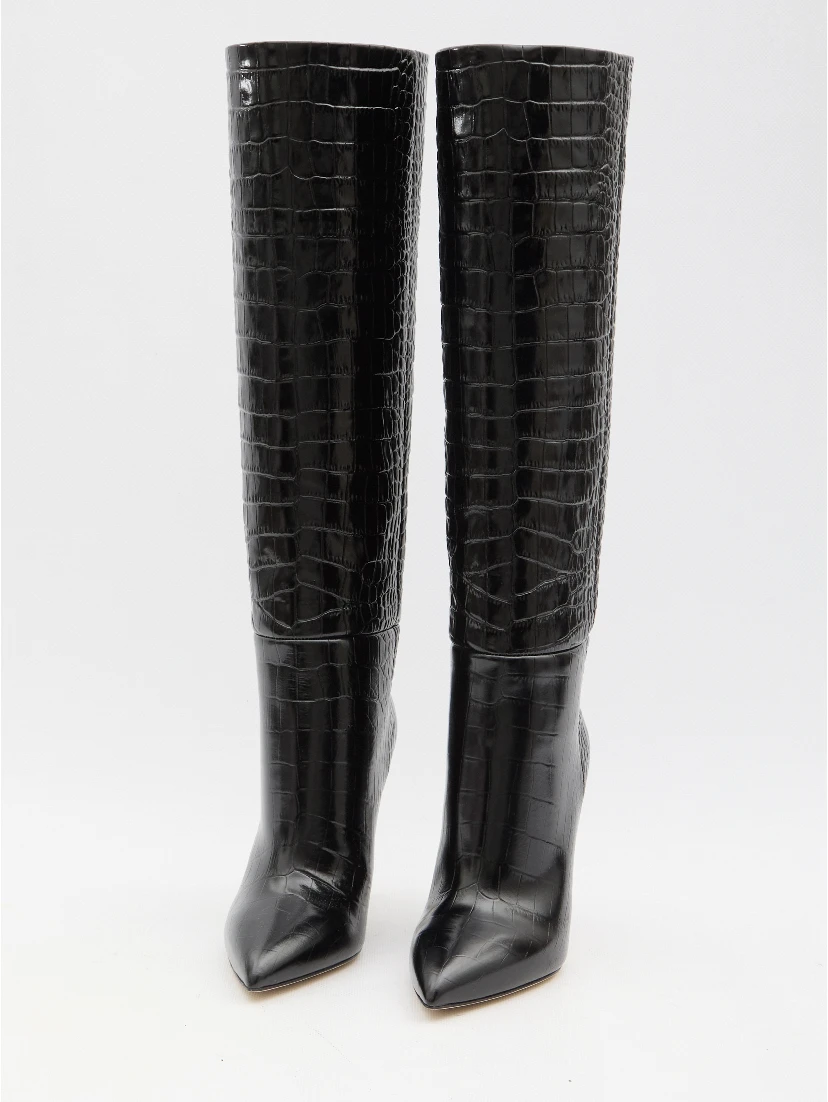 Charcoal Stiletto boots 105