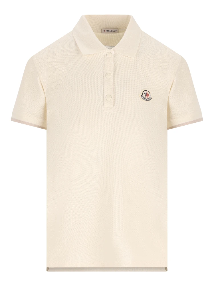 Moncler T-shirts and Polos Beige