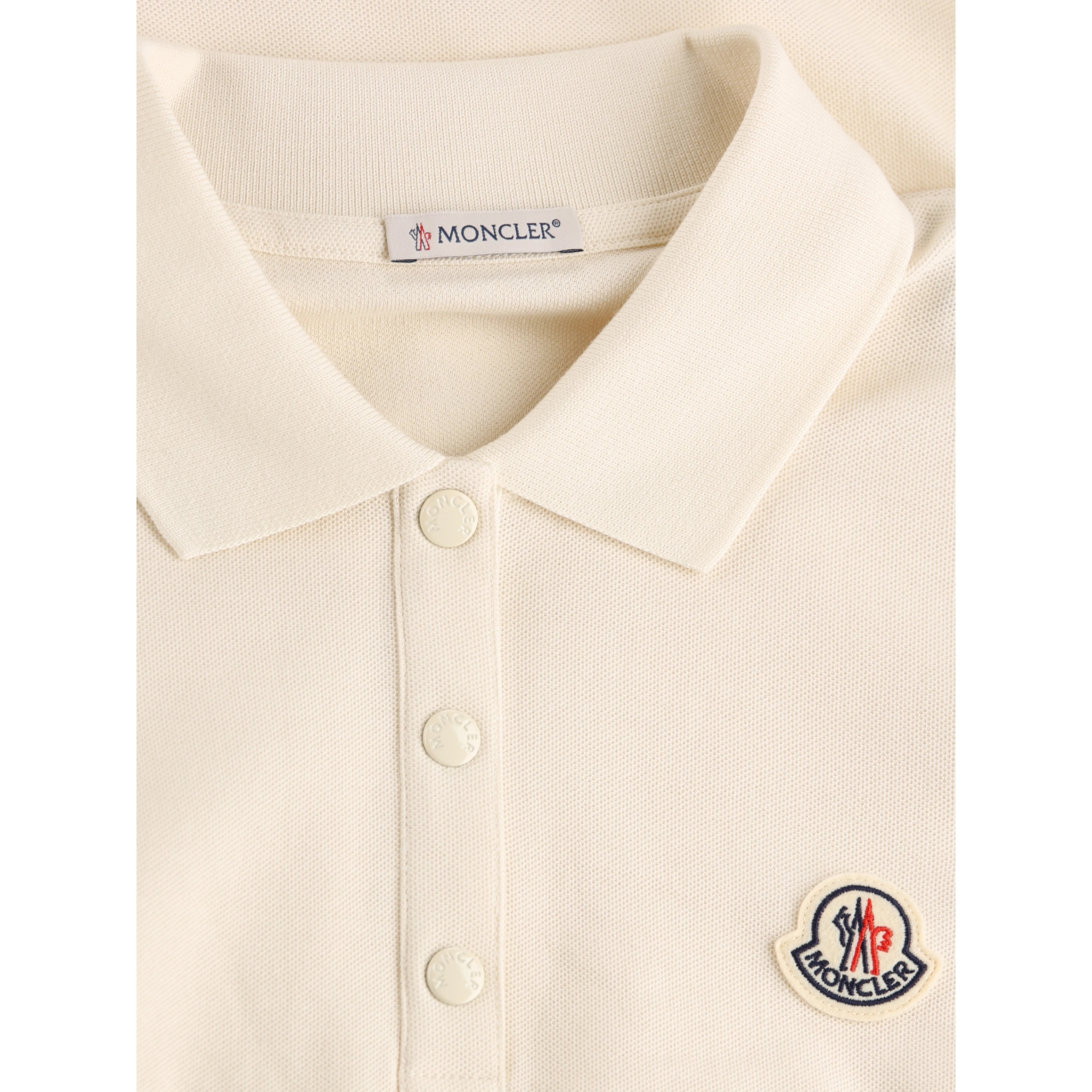 Moncler T-shirts and Polos Beige