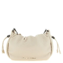 White Lamb Leather Crossbody Bag