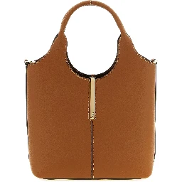 Brown Calfskin Tote Bag