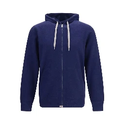 Blue Cashmere Sweatshirt
