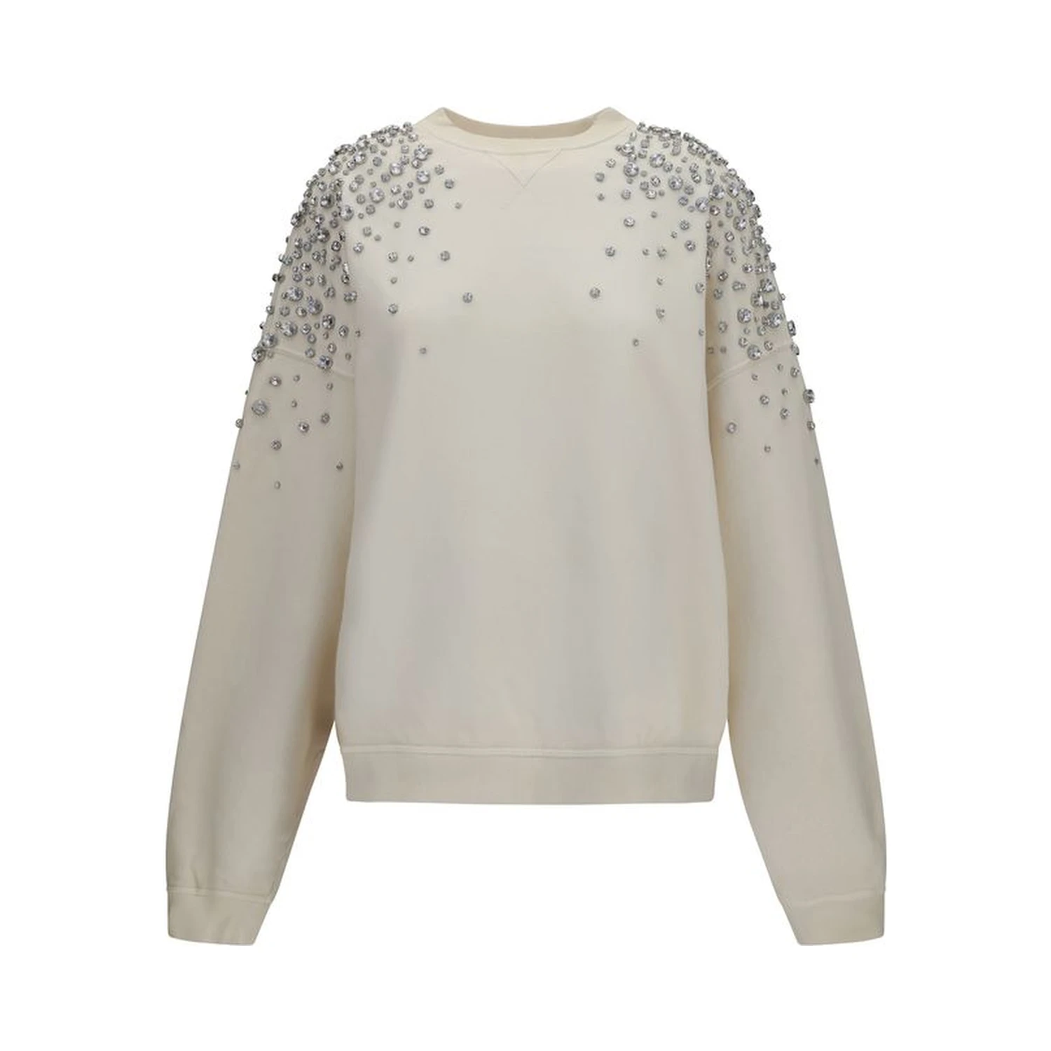 Beige Cotton Sweatshirt