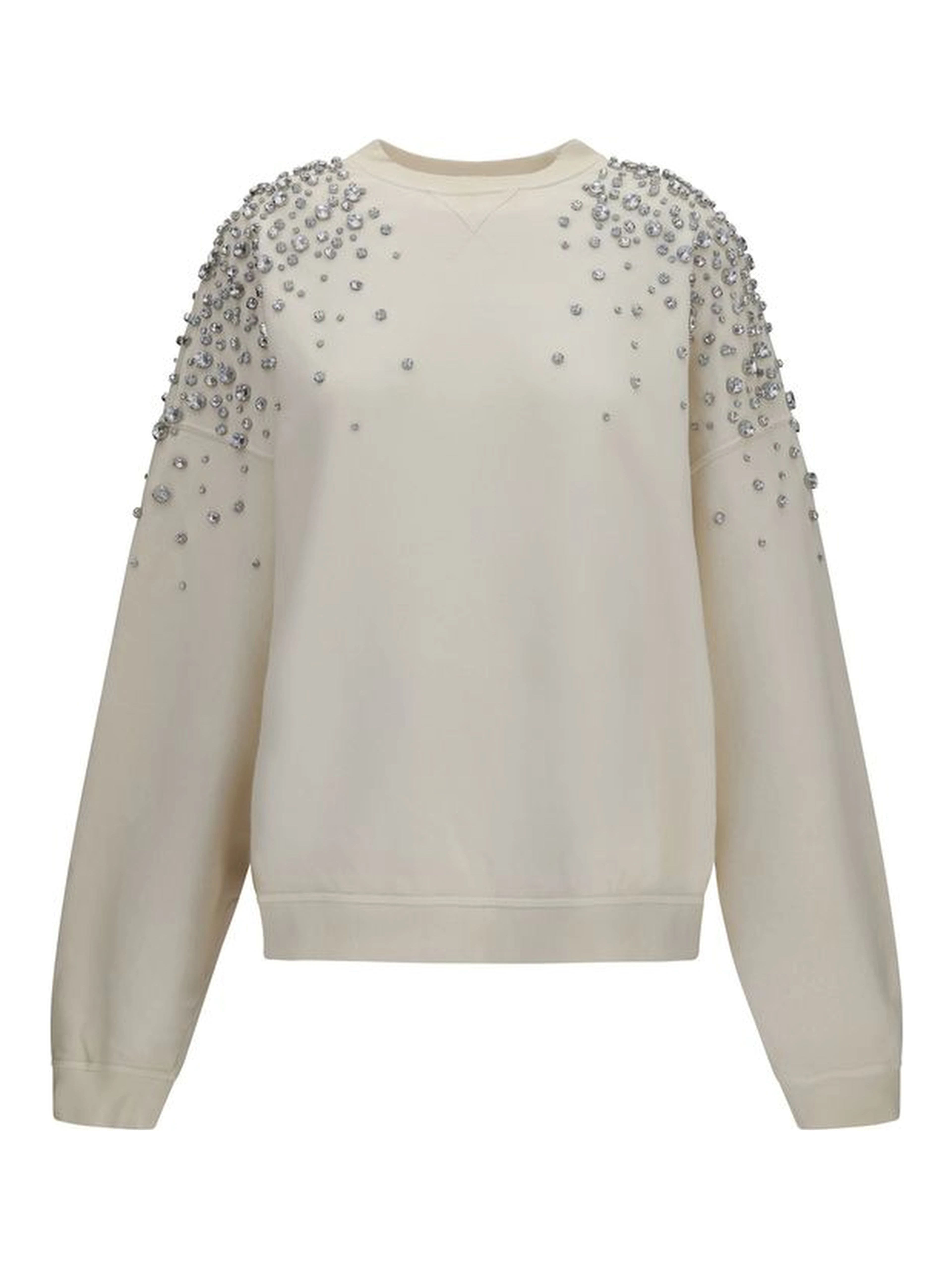 Beige Cotton Sweatshirt