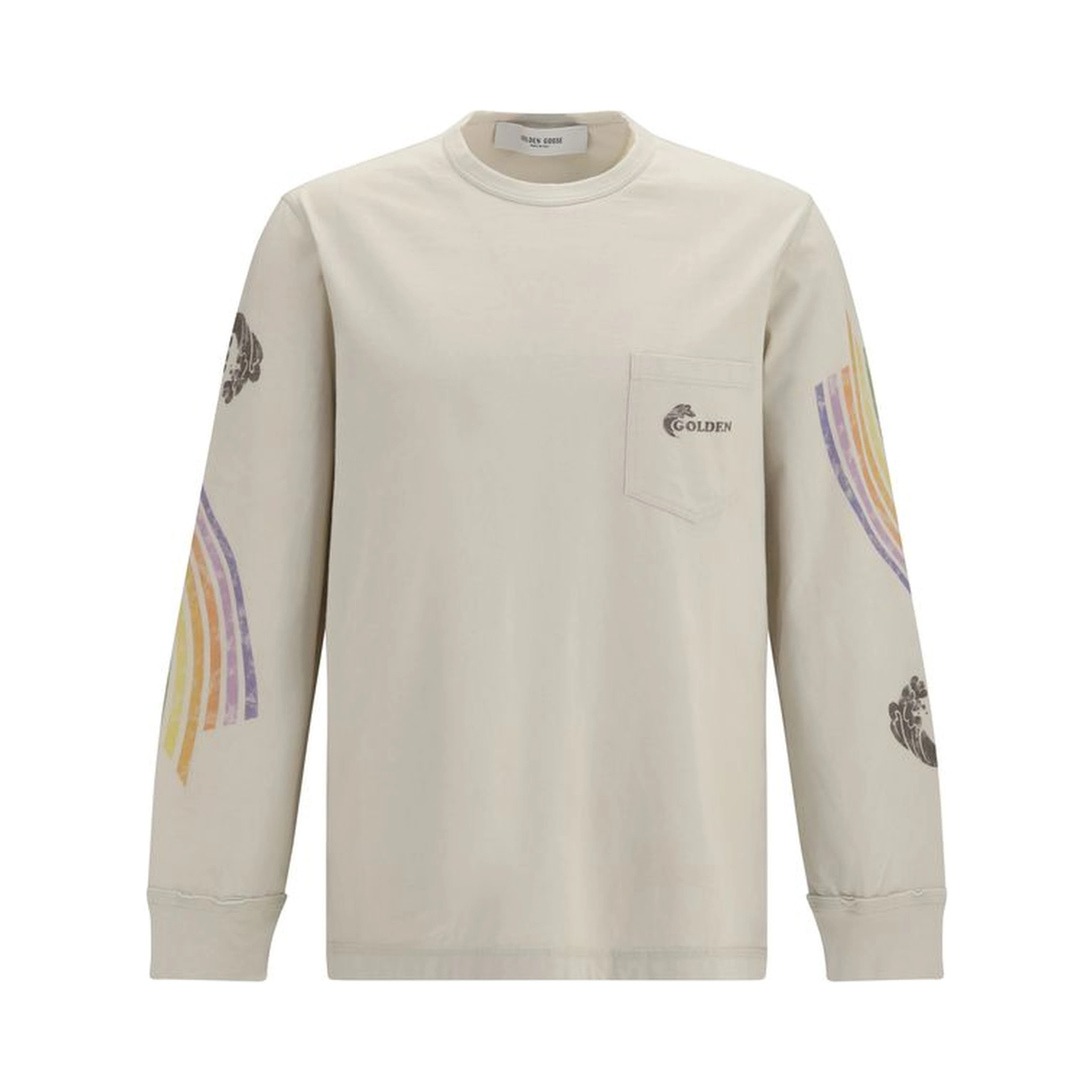 Beige Cotton Sweatshirt