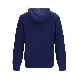 Blue Cashmere Sweatshirt